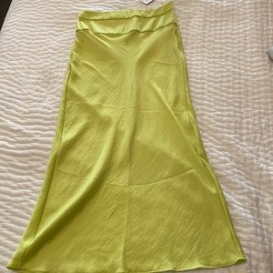 Free People Green Skirt